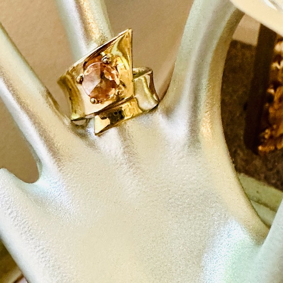 Vintage Pierre Lang Wide Statement Ring - Picture 10 of 10